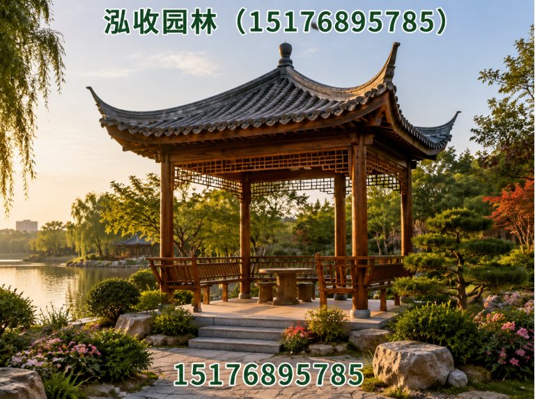 文山防腐木凉亭展示图